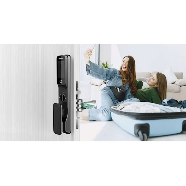Khóa cửa thông minh vân tay cao cấp Philips Alpha-VP-5HWS camera tích hợp chuông cửa