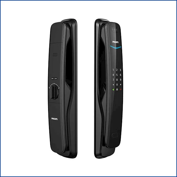 Khóa cửa thông minh vân tay cao cấp Philips DDL702-8HWS- mở bằng Face 3D