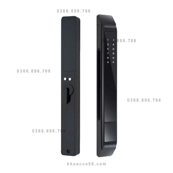 Khóa cửa vân tay cửa nhôm Hubert HBCN79